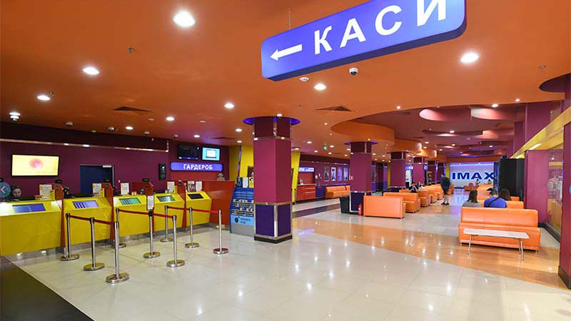 Box office at a movie theatre